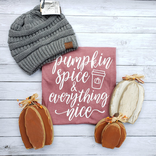 Pumpkin Spice T-Shirt - Mauve