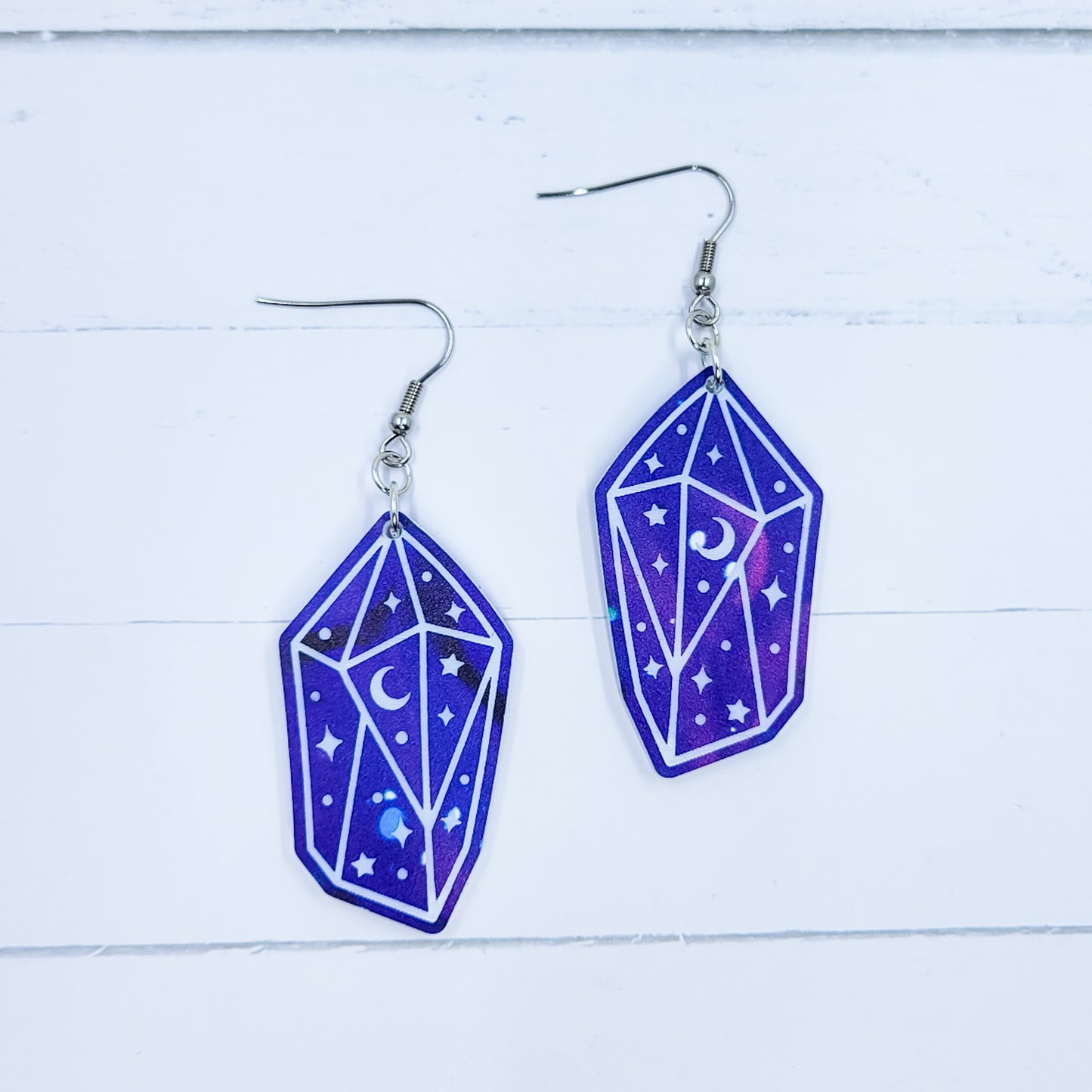 Magic Crystals Acrylic Dangle Earrings