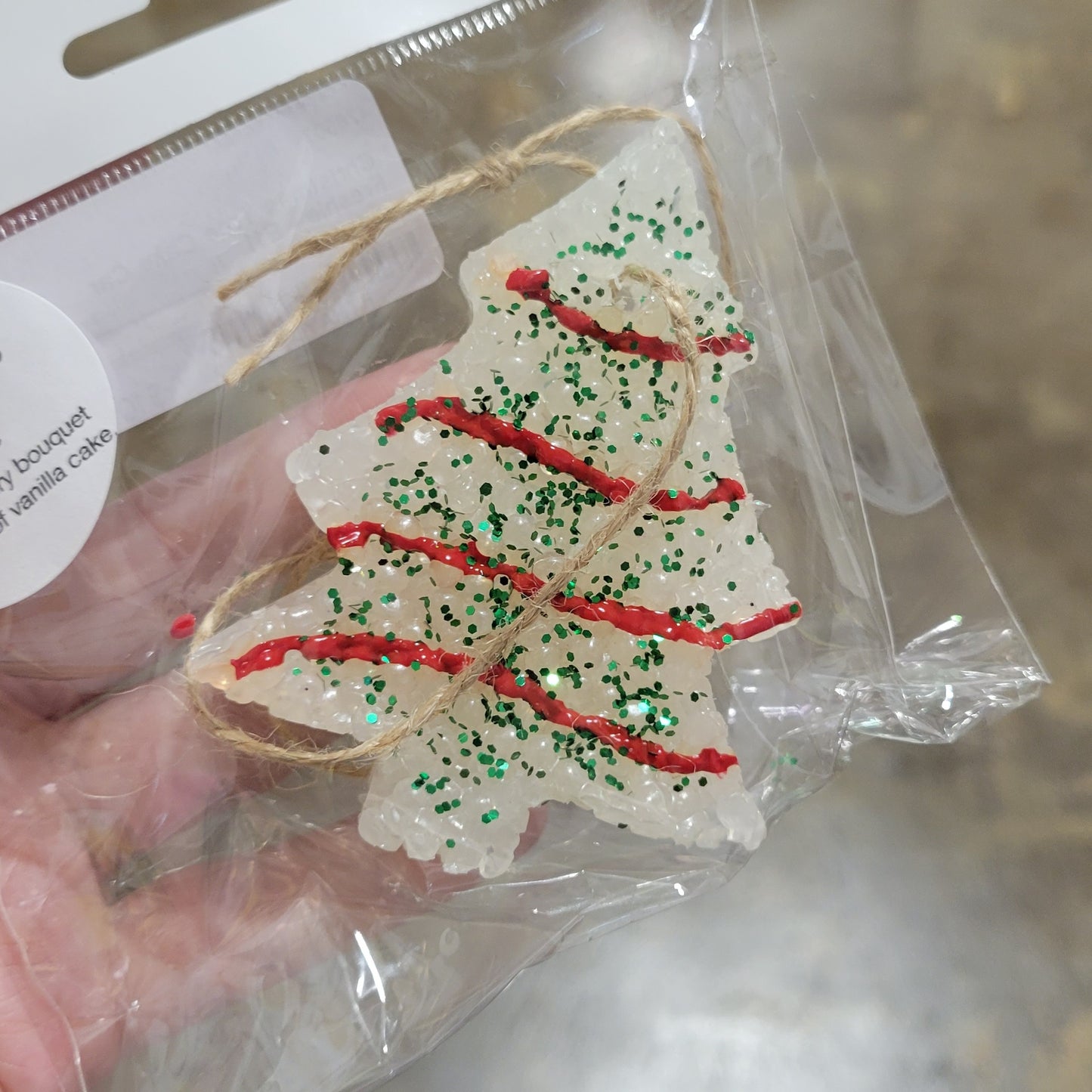 Christmas Tree Cake Car Freshie