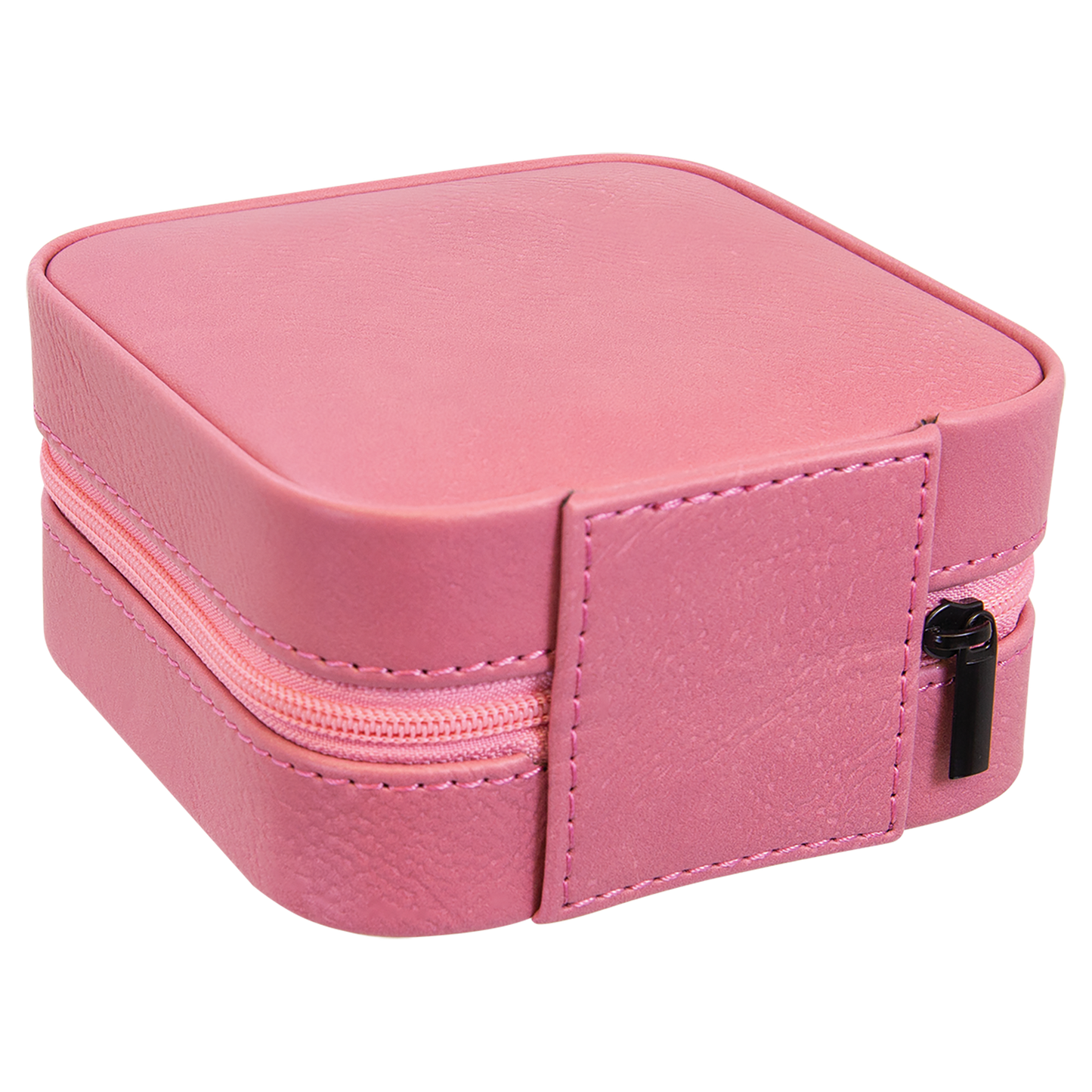 Monogramed Travel Jewelry Box - Pink