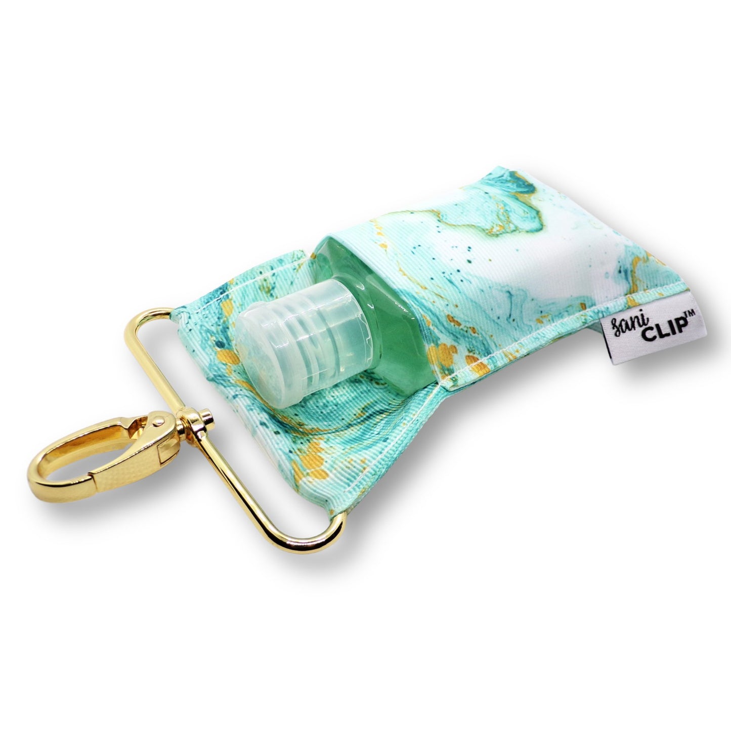 Sea Glass Marble SaniClip® Sanitizer Holder