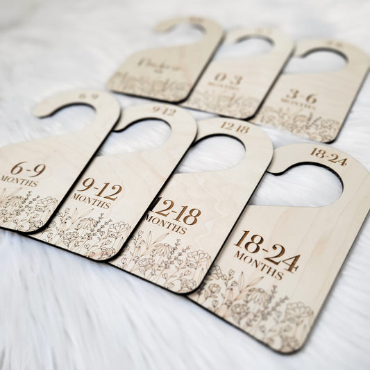 Wildflower Wooden Closet Dividers