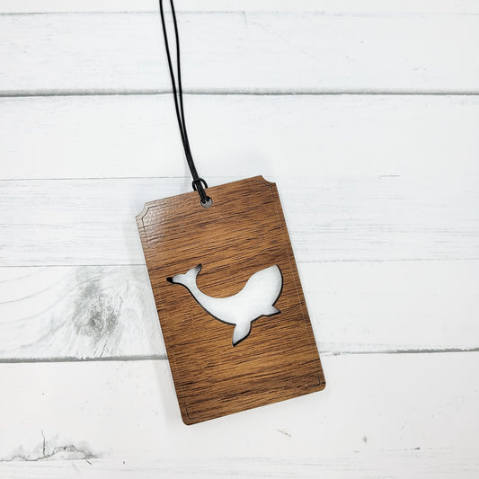 Whale Wooden Diffuser Air Freshener