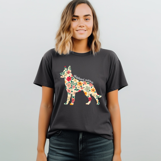 German Shepherd Mama Comfort Colors Graphic Tee