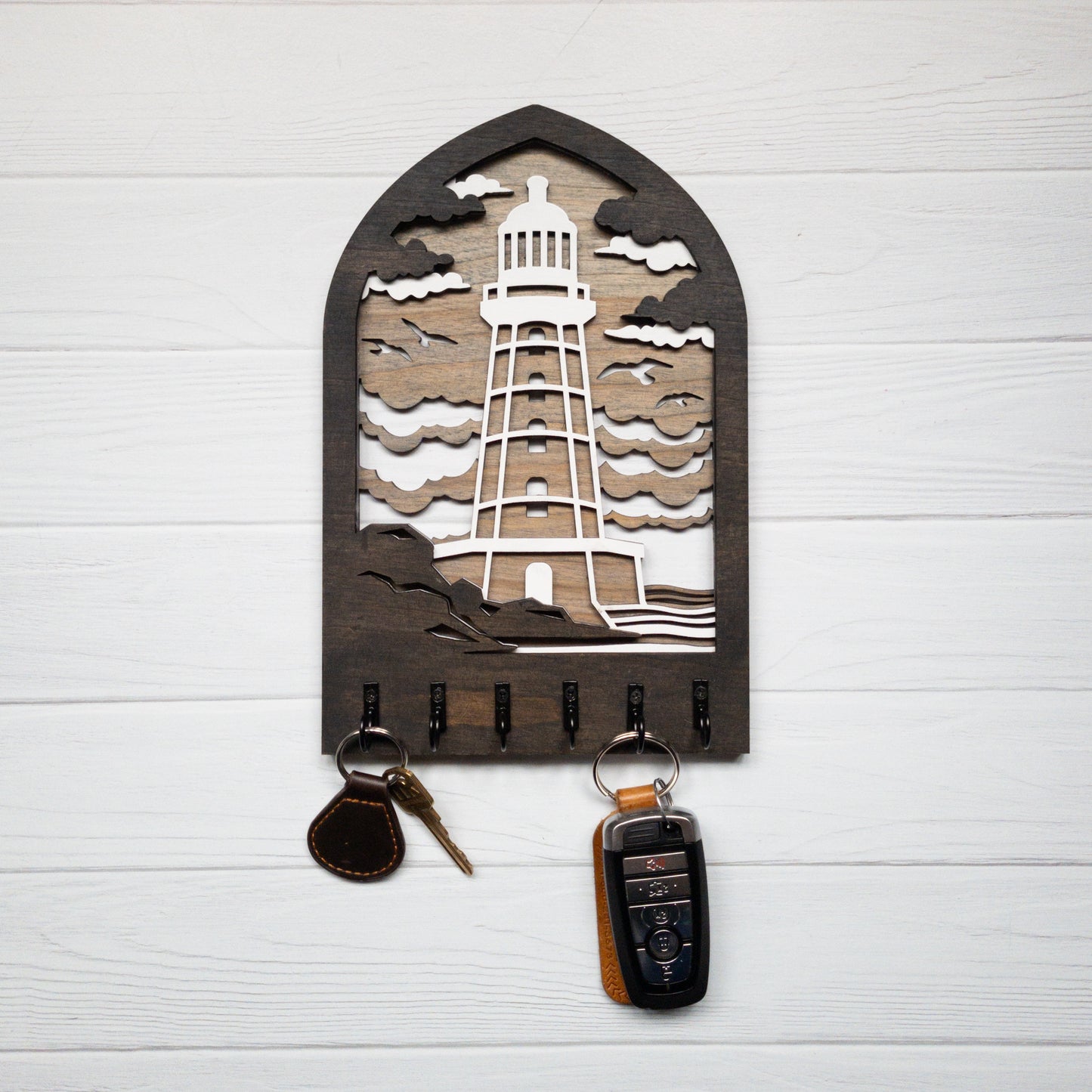 Lighthouse Key Holder Wall Decor