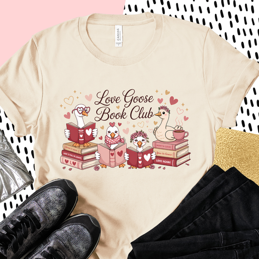 Love Goose Book Club Graphic Tee