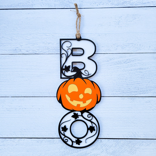 Pumpkin - Boo Door Hanger
