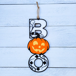 Pumpkin - Boo Door Hanger
