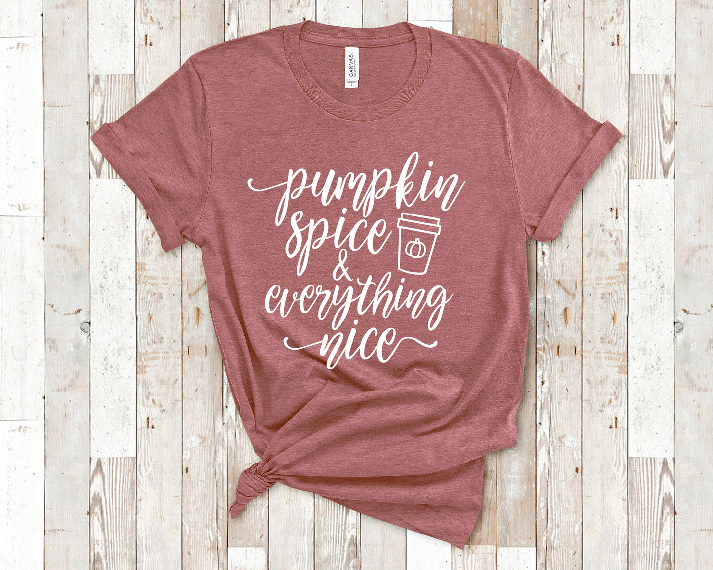 Pumpkin Spice T-Shirt - Mauve