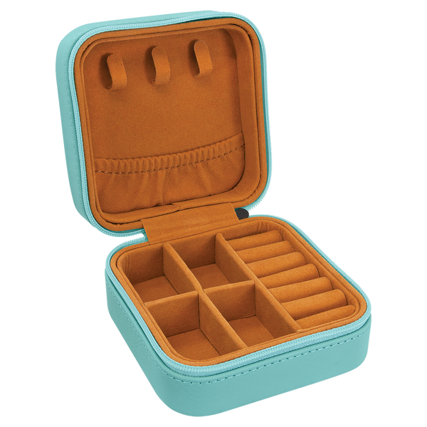 Perfectly Exactly As You Are Travel Jewelry Box - Teal