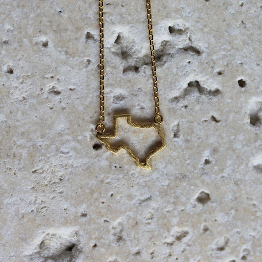 Texas Cutout Necklace