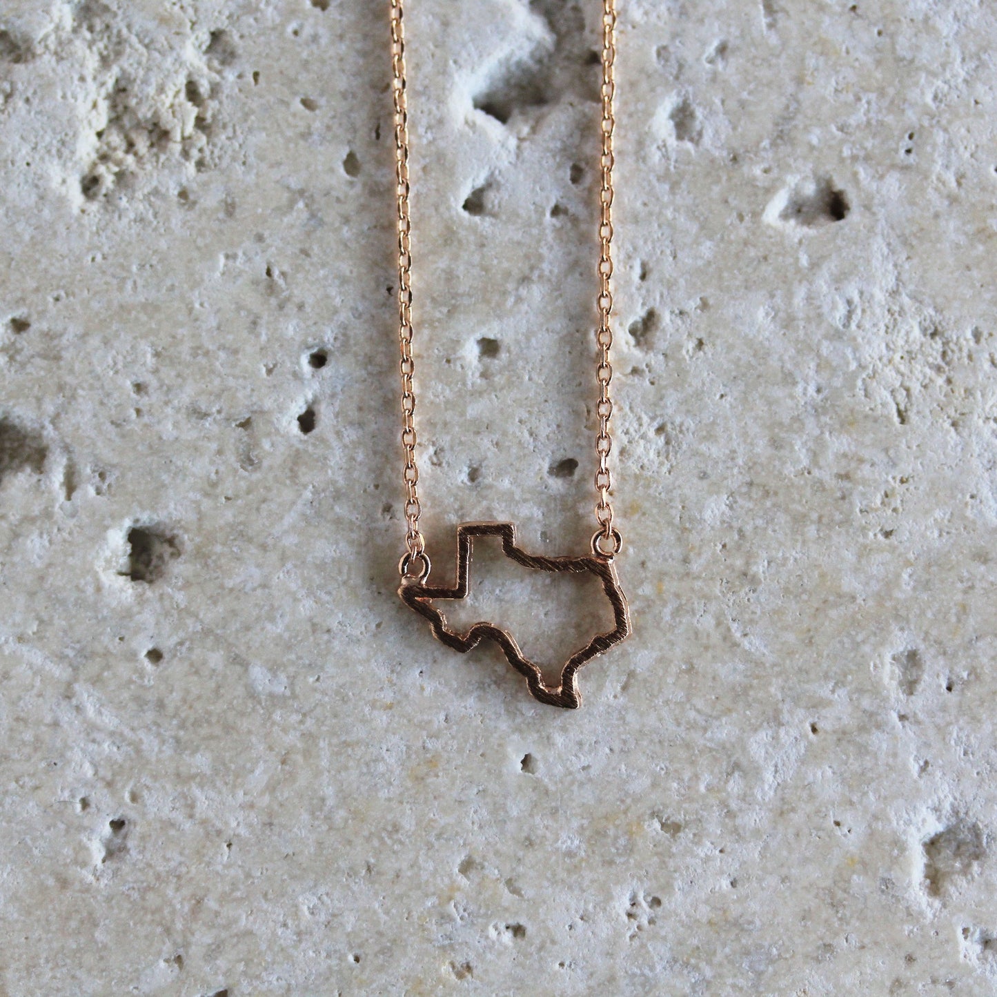 Texas Cutout Necklace