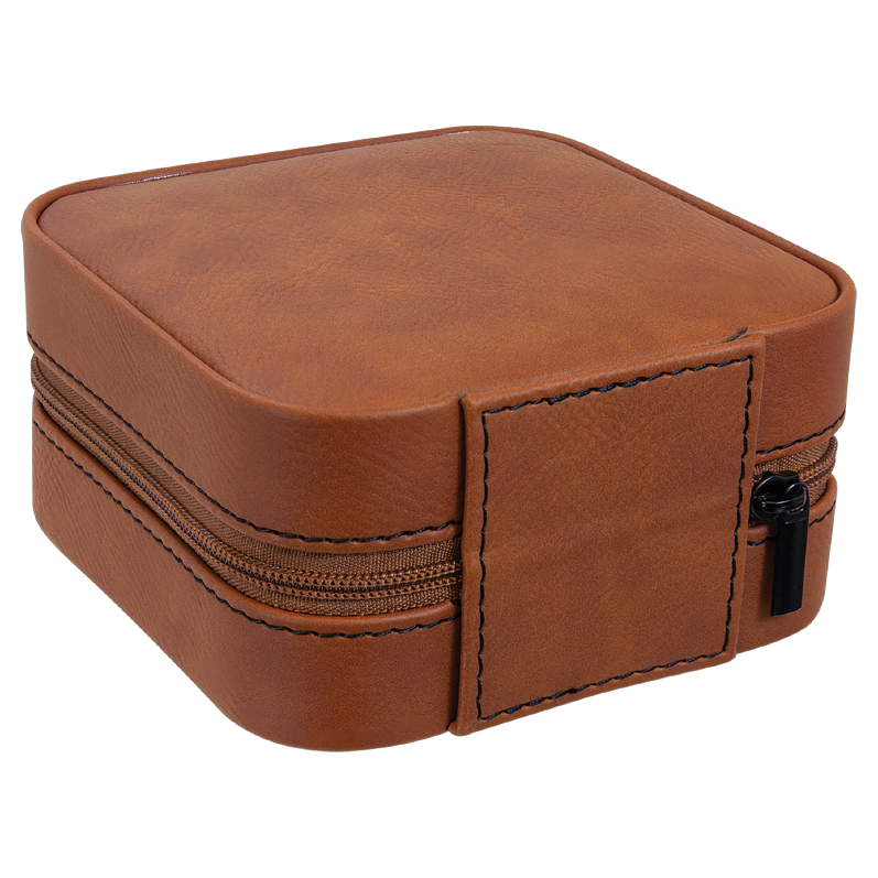 Be Your Own Sunshine Travel Jewelry Box - Brown