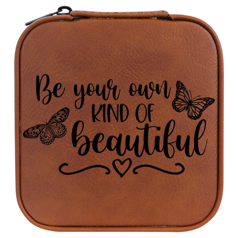 Be Your Own Beautiful Travel Jewelry Box - Brown