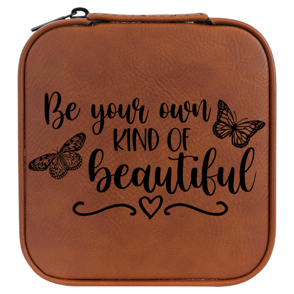 Be Your Own Beautiful Travel Jewelry Box - Brown