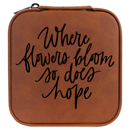 Where Flowers Bloom - Travel Jewelry Box